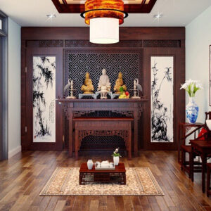 Mẫu nội thất phòng thờ