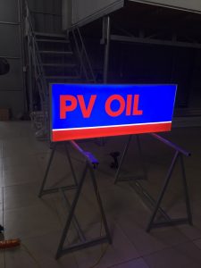 biển hộp đèn 3M gia công cho tập đoàn PV OIL
